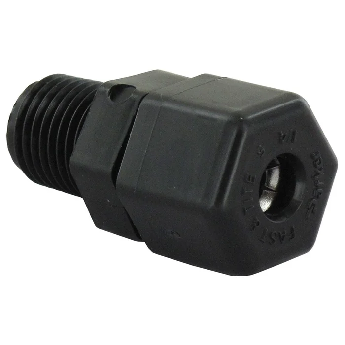 Parker P4MC4 Fast & Tite Male Connector 1/4 Compression X 1/4 MNPT