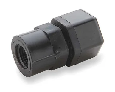 Parker P6FC8 Fast & Tite Fitting, Female Connector, 3/8” Tube x 1/2” FPT