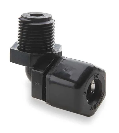 Parker P8ME12 Fast & Tite Fitting, Male Elbow, 1/2” Tube x 3/4” MPT