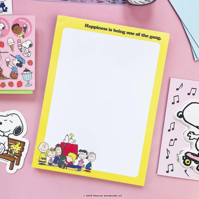 Peanuts One Of The Gang Notepad
