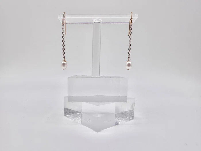 Pearl Chain Earrings