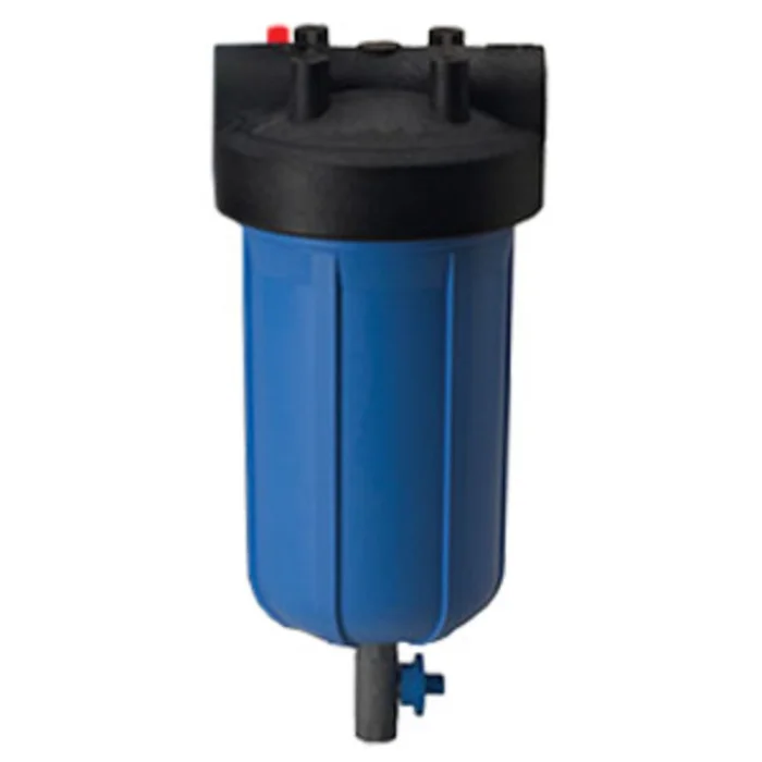 Pentek 10″ Big Blue Water Filter Housing with PR and Drain Valve