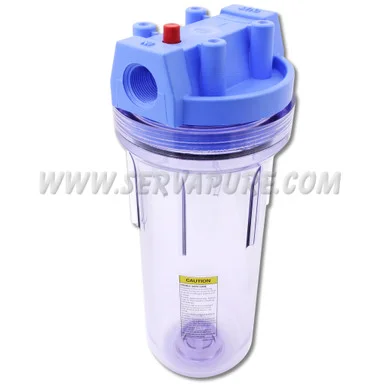 Pentek 150071, Standard, 3/4” In/Out, 10” Clear/Blue, MB Cap, W/PR