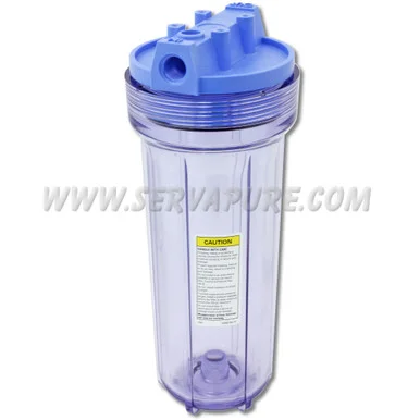 Pentek 158008, Slim Line, 3/8” In/Out, #10 Clear/Blue, No PR