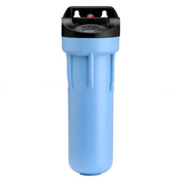 Pentek 158636 10″ 3G Slim Line Filter Housing 1/4″ Blue Sump IB w/ PR