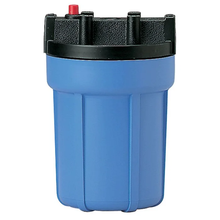 Pentek 5″ Slim Line Water Filter Housing Black/Blue w/ PR – 3/8″ FPT