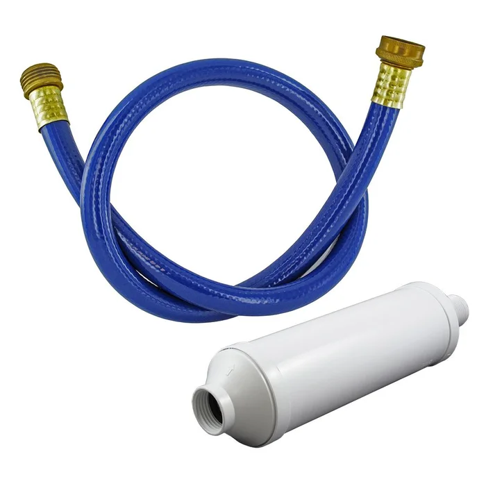 Pentek GS-208EXTRA1-GH KDF RV Filter for garden hose w/ 36″ hose included