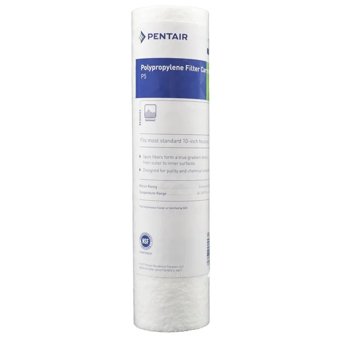 Pentek P5 9-7/8″ Spun-Bonded Polypropylene Sediment Filter 5 Mic