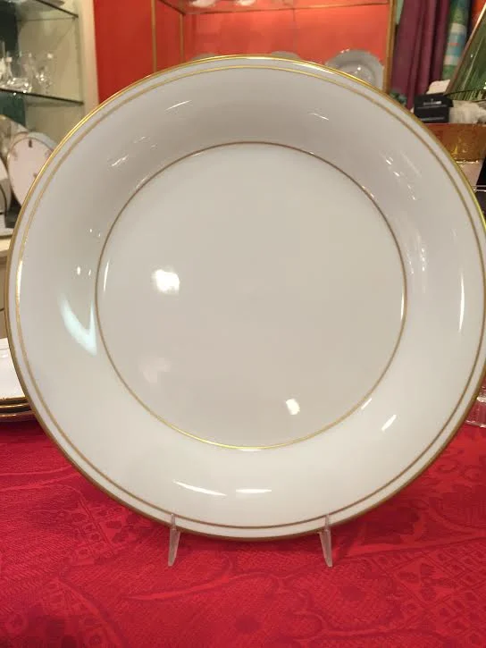 Pickard Ultra White Gold Necklace Bread & Butter Plate