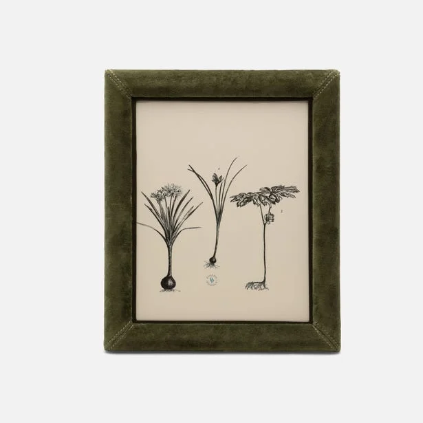 Pigeon And Poodle Juneau Deep Green Velvet 8*10 Frame