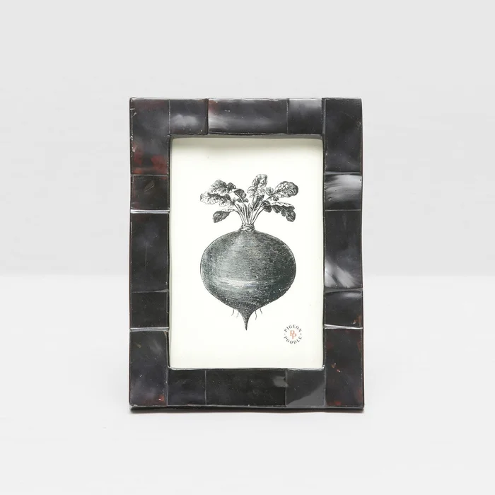 Pigeon And Poodle Lesina Black Pen Shell 4*6 Frame