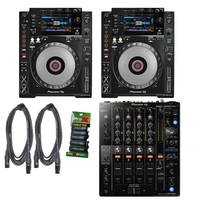 Pioneer DJ CDJ-900NXS Multi Player DJ Package with 4-Channel Digital Mixer Online