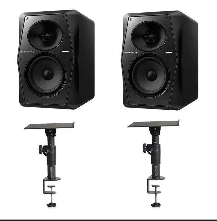 Pioneer VM-50 Studio Monitor Package with Desktop Clamp Mount
