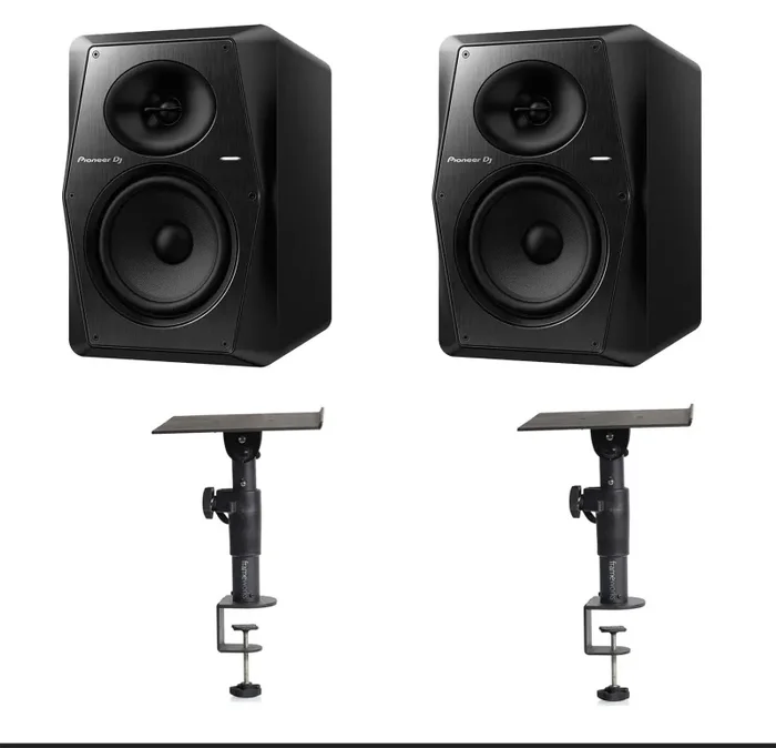 Pioneer VM-70 Studio Monitor Package with desktop clamp mount Online