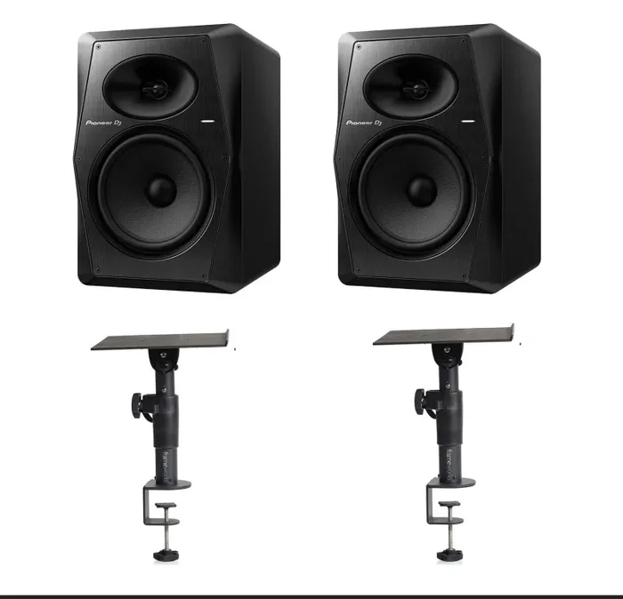 Pioneer VM-80 Studio Monitor Package with Desktop Clamp Mount