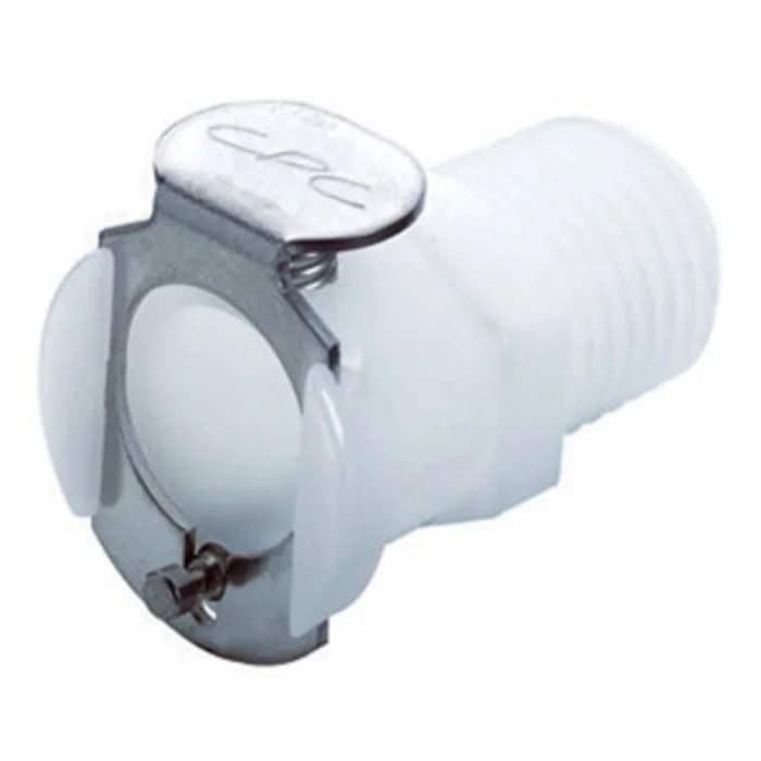 PLCD10004 Valved Male Thread Coupling Body 1/4 NPT