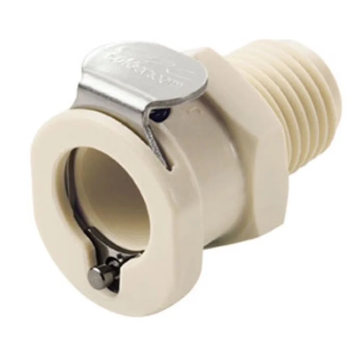 PLCD1000612 Valved Male Thread Coupling Body 3/8 NPT