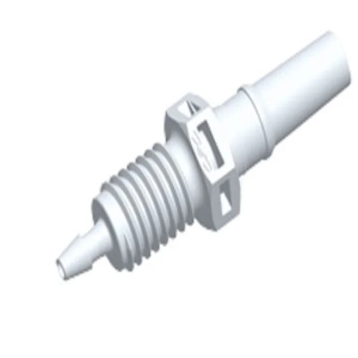 PMLM2170 Luer Fitting Natural PVDF Panel Mount Male Luer x 1/16 HB