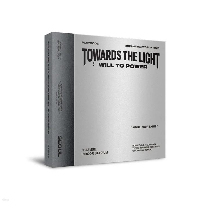 [POB Selectable] ATEEZ – 2024 ATEEZ WORLD TOUR [TOWARDS THE LIGHT : WILL TO POWER] IN SEOUL (PLAYCODE)