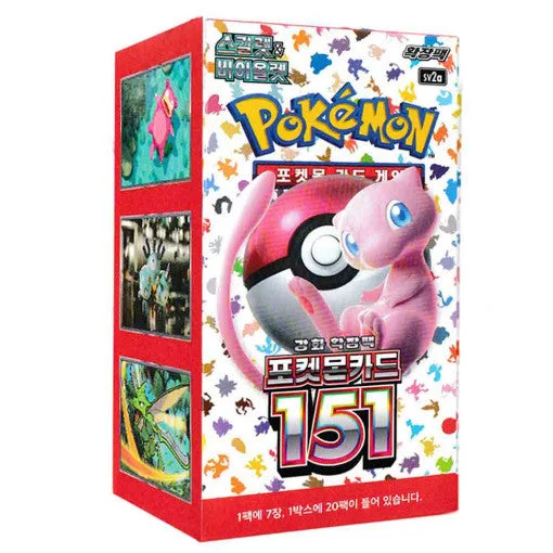 Pokemon Card Scarlet&Violet 151 New Sealed Booster Box (Korean Ver.)