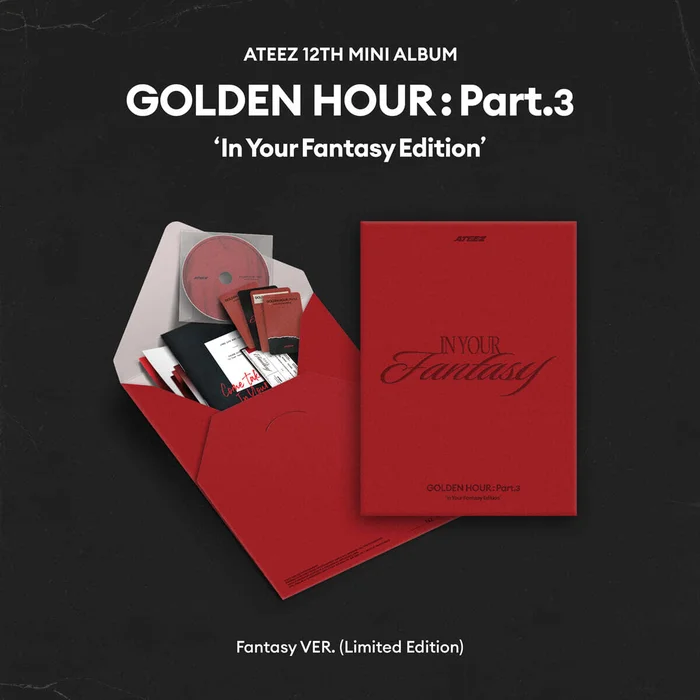 [PRE-ORDER] ATEEZ – 12th Mini Album GOLDEN HOUR : Part.3 ‘In Your Fantasy Edition’ (POCAALBUM) (Fantasy Ver.)