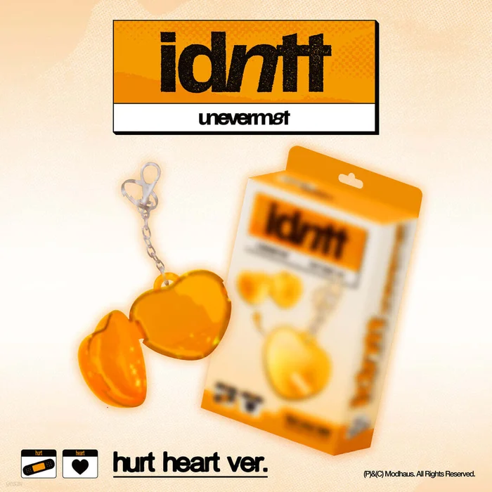 [PRE-ORDER] idntt – 1st Mini Album unevermet (hurt heart Ver.)