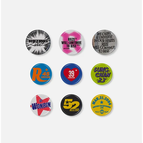 [PRE-ORDER] RIIZE – [RIIZING LOUD MD] PIN BUTTON SET