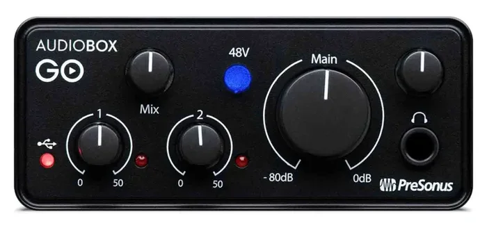Presonus AUDIOBOX GO Compact 2×2 USB Audio Interface