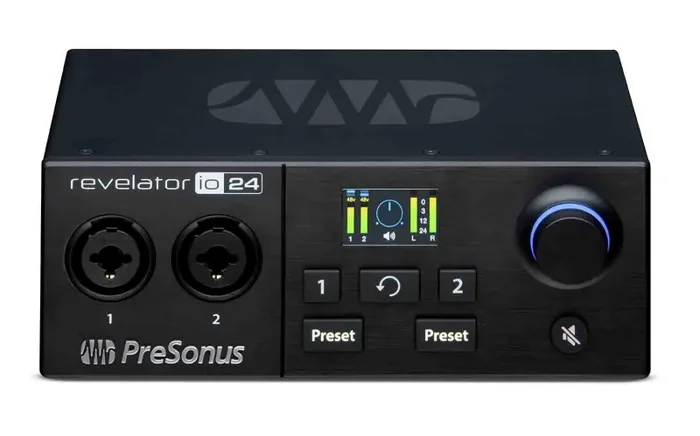 Presonus REVELATOR IO24 USB Audio Interface with Integrated Loopback Mixer and Podcasting