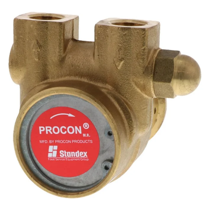 Procon Pump NSF Brass 110 GPH 3/8″ NPT – 225 psi PRV w/ .188″ Double Flat Drive (Clamp-on)