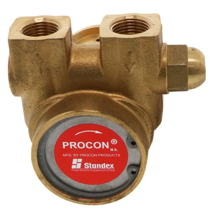 Procon Pump NSF Brass 35 GPH 3/8″ NPT – 50 psi PRV w/ .188″ Double Flat Drive (Clamp-on)