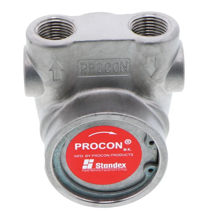 Procon Pump NSF Stainless Steel 100 GPH 3/8″ NPT w/ .188″ Double Flat Drive (Clamp-on)