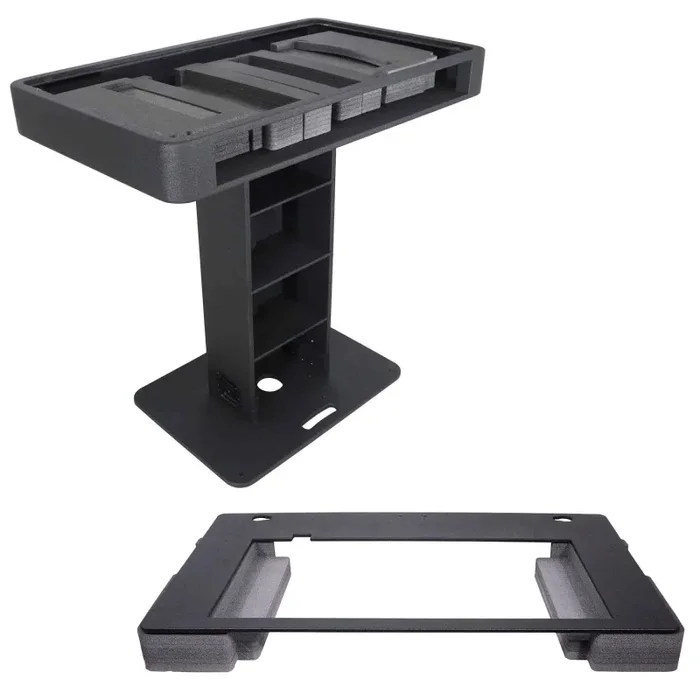 ProX Rev7 Control Tower Podium with Top Plate DJ Package – Black Supply