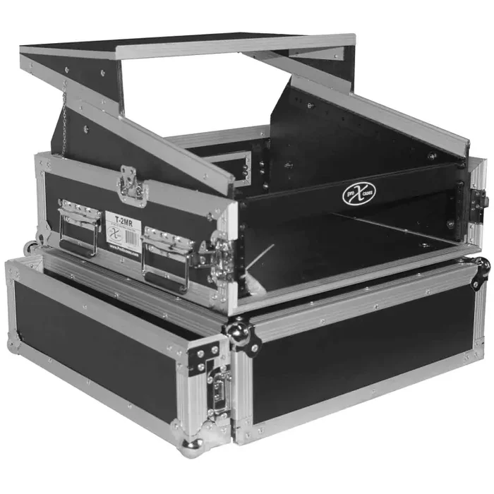 ProX T-2MRLT, 2U Rack x 10U Top Mixer DJ Combo Flight Case with Laptop Shelf Online Hot Sale