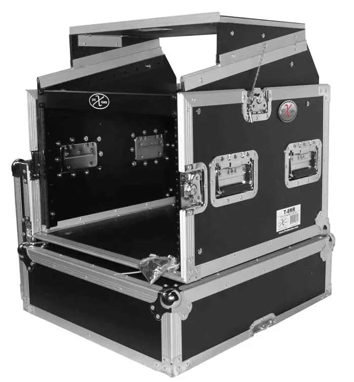 ProX T-8MRSS 8U Rack x 10U Top Mixer DJ Combo Flight Case