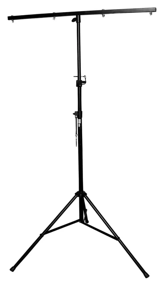 ProX T-LS03M-9FT Lightweight Portable DJ Lighting Stand with Square T-Bar – 9 Feet Height