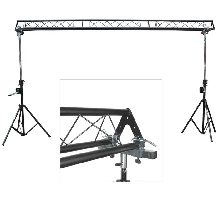 Prox T-LS35VC, Triangle Truss System for DJ Production Crank Up Lighting 14.25-inch wide 200lbs Capacity Online now