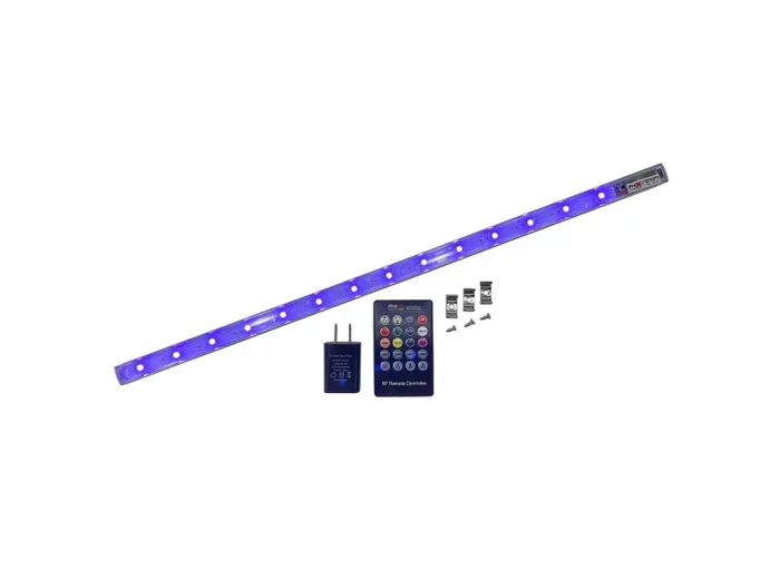 ProX X-GLOLITE20 Road Case Light Strip – RGB Accent LED Light Fixture – 20 Inch Supply