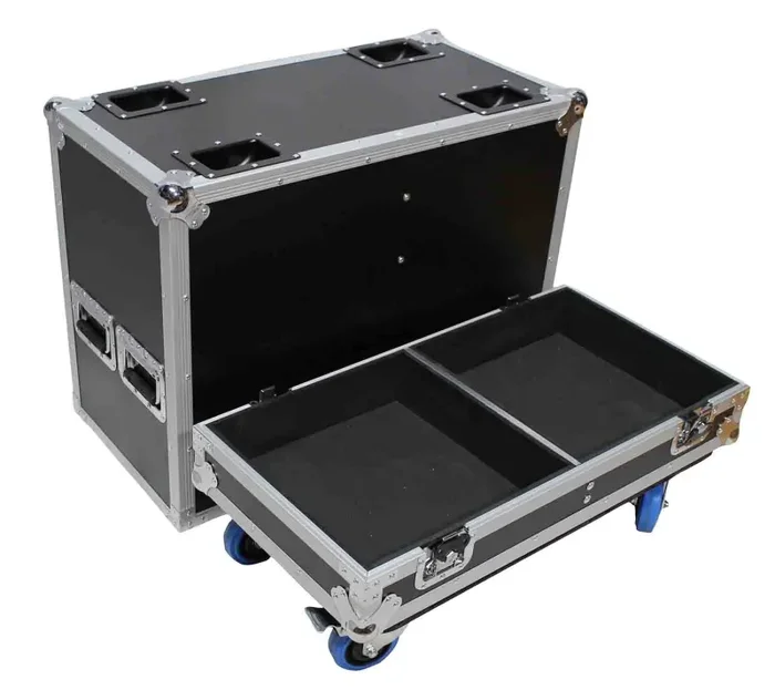 ProX X-RCF-HD32A Flight Case for 2x RCF HD 32-A Two Way Speaker with 4-inch Wheels