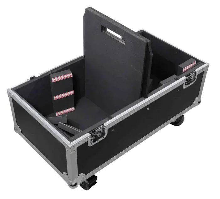 ProX X-RCF-NX32A ATA Flight Hard Case for Two RCF NX 32-A Speakers with Wheels