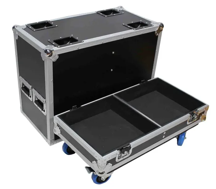 ProX X-RCF-TTL6A, Flight Case for 2x RCF TTL6-A Three-Way Line Array Module with 4-inch Wheels