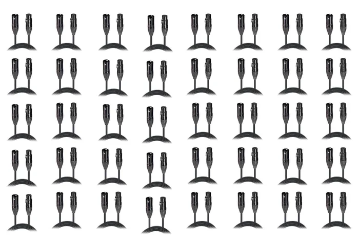 ProX XC-MIC25 X40, 25 Ft Balanced XLR-F to XLR-M High Performance Microphone Cable DJ Package – 40 Pack