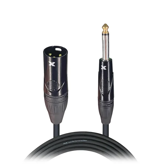 Prox XC-PXM05 Unbalanced 1/4″ TS to XLR3-M High Performance Audio Cable – 5 Feet