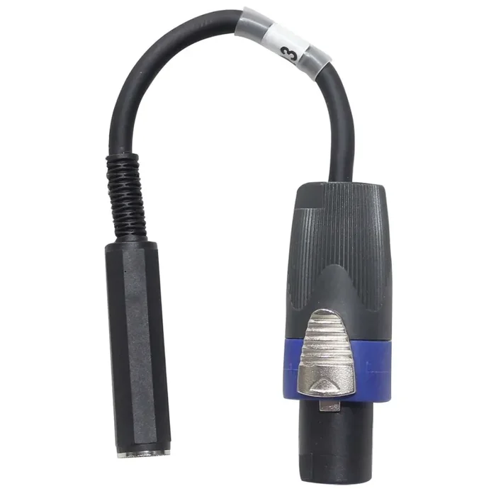 ProX XC-SQF 6″ Speaker Twist Connector Male to 1/4″ TS-F Female High Performance Speaker Cable Supply