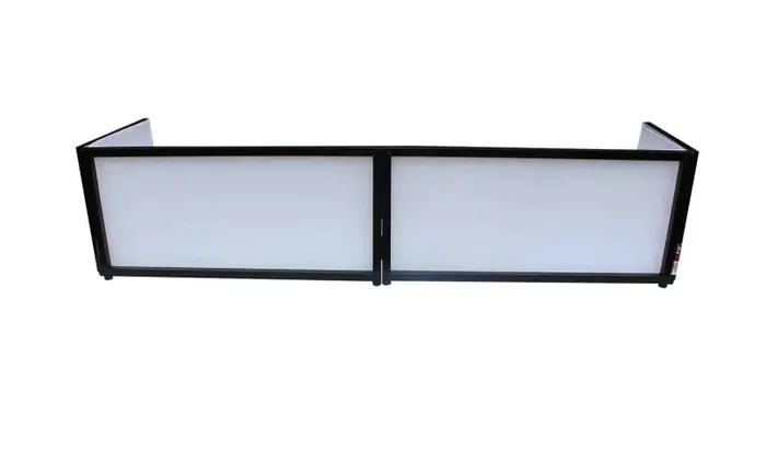 ProX XF-TTFB Tabletop DJ Facade with Black Frame – 6 Ft