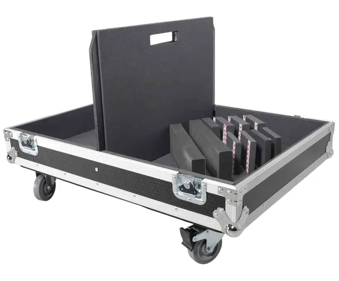ProX XS-2X241817W ATA Style Flight Road Case – Stores 2x 15″ Speakers Fashion