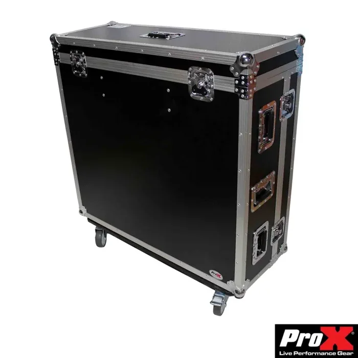 ProX XS-AHGLD80DHW GLD-80 Road Case For Allen and Heath Mixing Board With Doghouse and Wheels