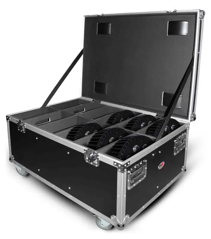 ProX XS-PARU612W Par Can Utility Case with Wheels will Hold 6 or 12 Par Lights