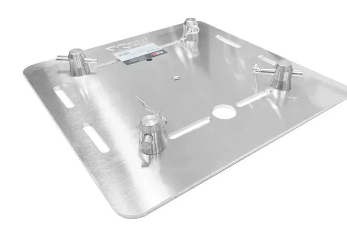 ProX XT-BP16A Single 16-Inch Aluminum 6mm Truss Base Plate for F34 F32 F31 Conical Square Truss with Connectors