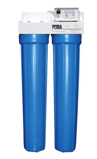 Pura 15720421 UV20-2-SD5 UV & 5 Micron Sediment Filter System, 10 GPM, 115 VAC, NC
